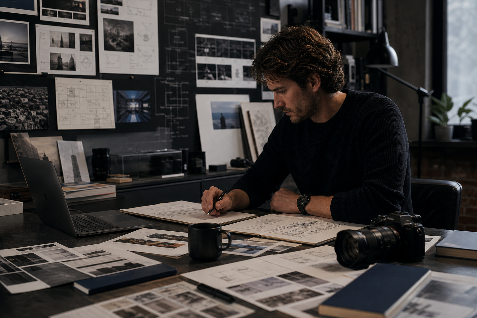 Studio workspace representing engineering and production collaboration.
